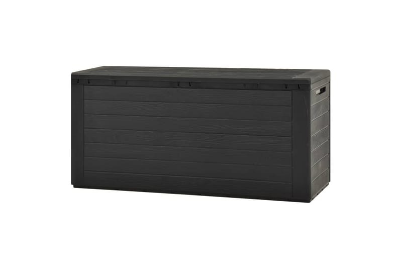 Opbevaringskasse Til Haven 116x44x55 cm Antracitgrå - Grå - Havemøbler - Pudeopbevaring & havemøbelovertræk - Hyndeboks