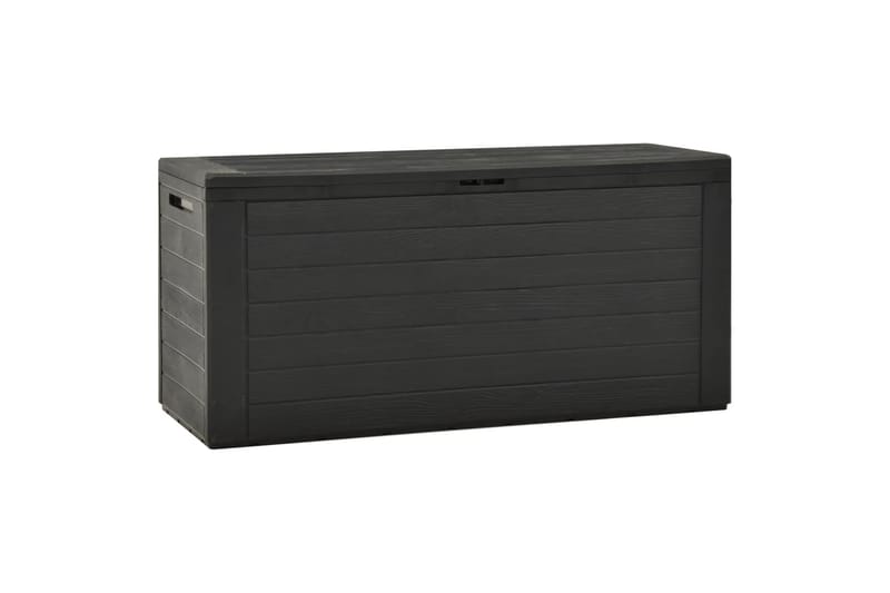 Opbevaringskasse Til Haven 116x44x55 cm Antracitgrå - Grå - Havemøbler - Pudeopbevaring & havemøbelovertræk - Hyndeboks