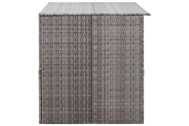 Opbevaringskasse Til Haven 150x100x100 cm Polyrattan Brun - Grå - Havemøbler - Pudeopbevaring & havemøbelovertræk - Hyndeboks