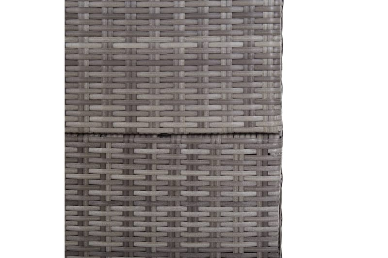 Opbevaringskasse Til Haven 150x100x100 cm Polyrattan Brun - Grå - Havemøbler - Pudeopbevaring & havemøbelovertræk - Hyndeboks