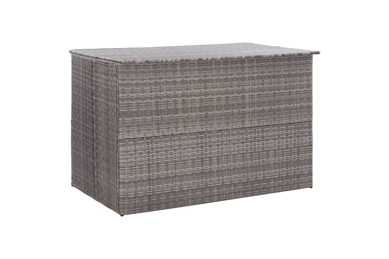 Opbevaringskasse Til Haven 150x100x100 cm Polyrattan Brun - Grå - Havemøbler - Pudeopbevaring & havemøbelovertræk - Hyndeboks