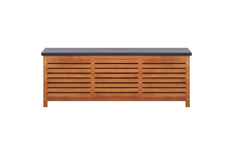 Opbevaringskasse Til Haven 150x50x55cm Massivt Eukalyptustræ - Brun - Havemøbler - Pudeopbevaring & havemøbelovertræk - Hyndeboks