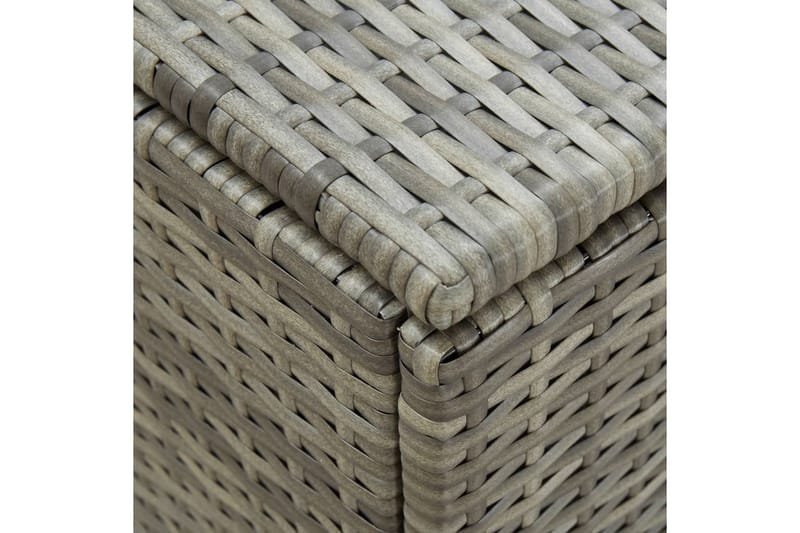 Opbevaringskasse Til Haven 180 X 90 X 75 Cm Polyrattan Grå - Grå - Havemøbler - Pudeopbevaring & havemøbelovertræk - Hyndeboks
