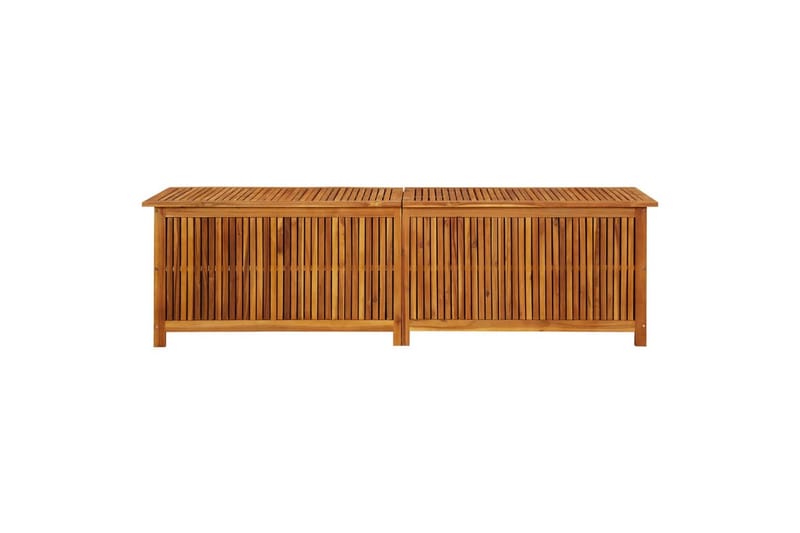 opbevaringskasse til haven 200x50x58 cm massivt akacietræ - Brun - Havemøbler - Pudeopbevaring & havemøbelovertræk - Hyndeboks