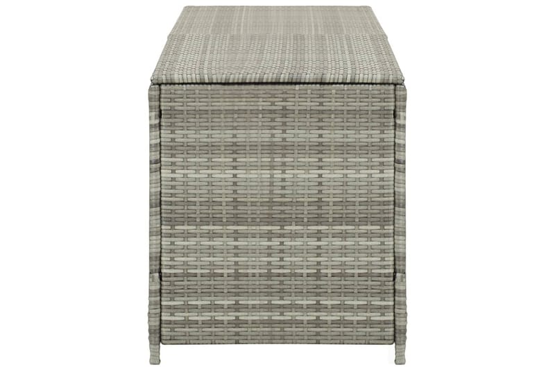 Opbevaringskasse Til Haven 200x50x60 Polyrattan Grå - Havemøbler - Pudeopbevaring & havemøbelovertræk - Hyndeboks