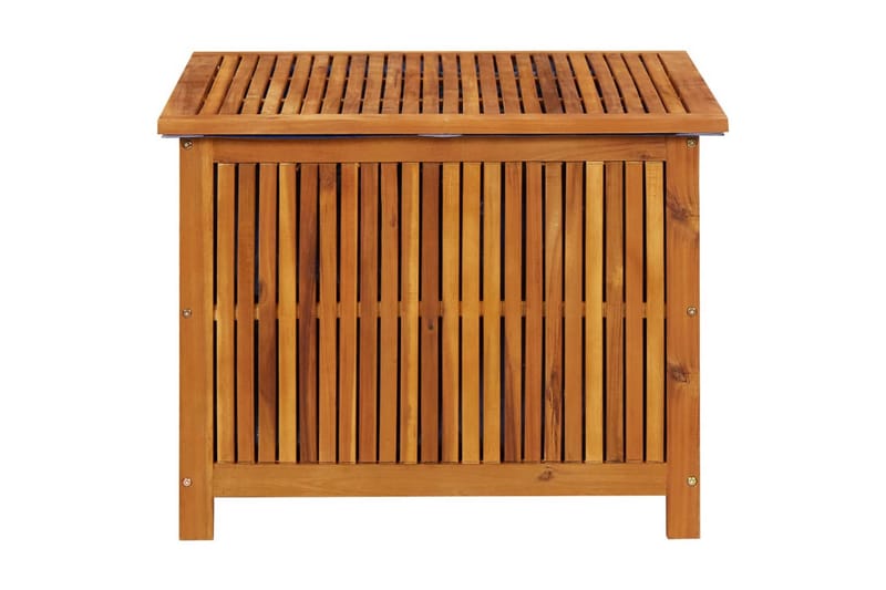 opbevaringskasse til haven 75x75x58 cm massivt akacietræ - Brun - Havemøbler - Pudeopbevaring & havemøbelovertræk - Hyndeboks