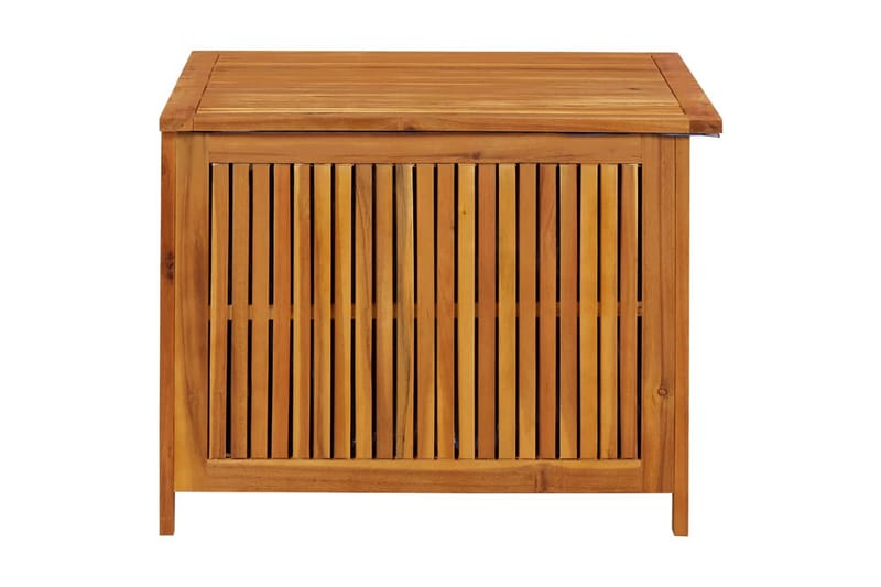 opbevaringskasse til haven 75x75x58 cm massivt akacietræ - Brun - Havemøbler - Pudeopbevaring & havemøbelovertræk - Hyndeboks