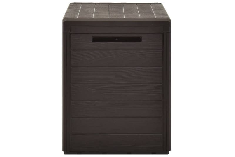 Opbevaringskasse Til Haven 78x44x55 cm Brun - Brun - Havemøbler - Pudeopbevaring & havemøbelovertræk - Hyndeboks