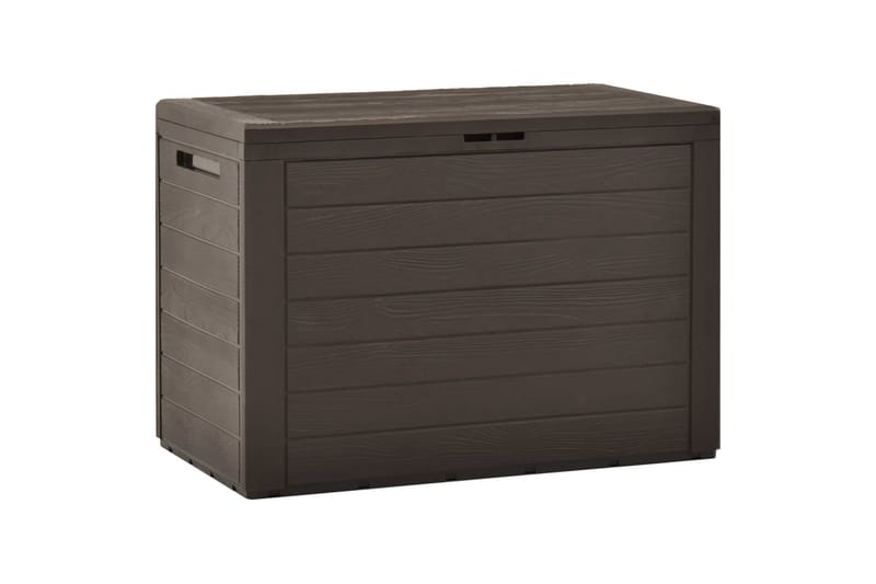 Opbevaringskasse Til Haven 78x44x55 cm Brun - Brun - Havemøbler - Pudeopbevaring & havemøbelovertræk - Hyndeboks