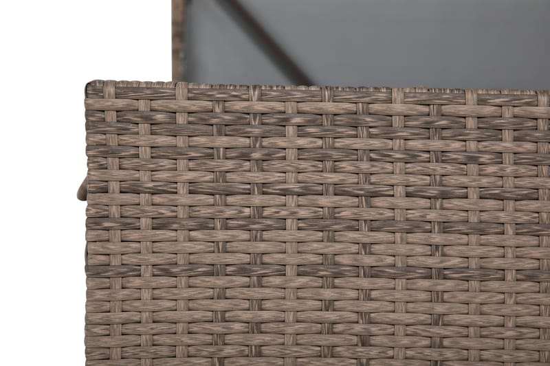Sydney vandtæt hyndeboks Large til udendørs brug – Opbevaringskasse i polyrattan (B140xD80xH90 cm) - Sand - Havemøbler - Pudeopbevaring & havemøbelovertræk - Hyndeboks