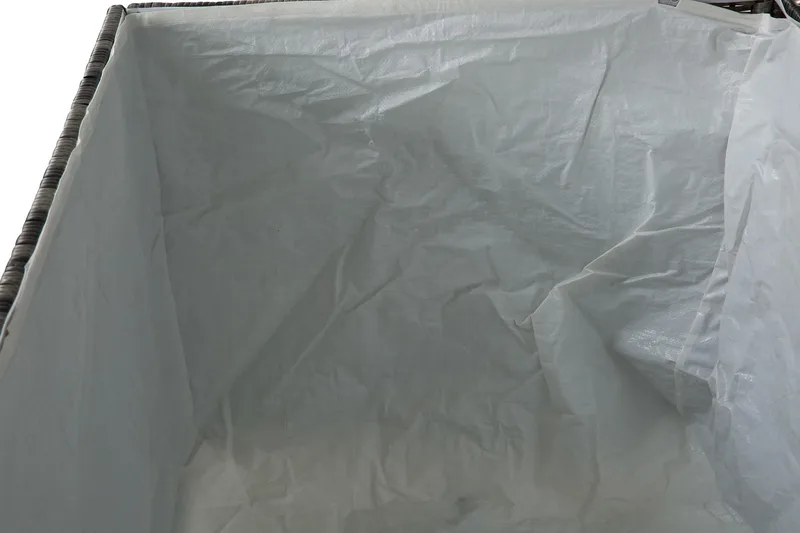 Sydney vandtæt hyndeboks Large til udendørs brug – Opbevaringskasse i polyrattan (B140xD80xH90 cm) - Grå - Havemøbler - Pudeopbevaring & havemøbelovertræk - Hyndeboks