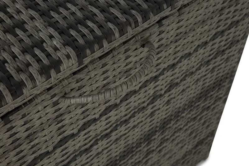 Sydney vandtæt hyndeboks Large til udendørs brug – Opbevaringskasse i polyrattan (B140xD80xH90 cm) - Grå - Havemøbler - Pudeopbevaring & havemøbelovertræk - Hyndeboks