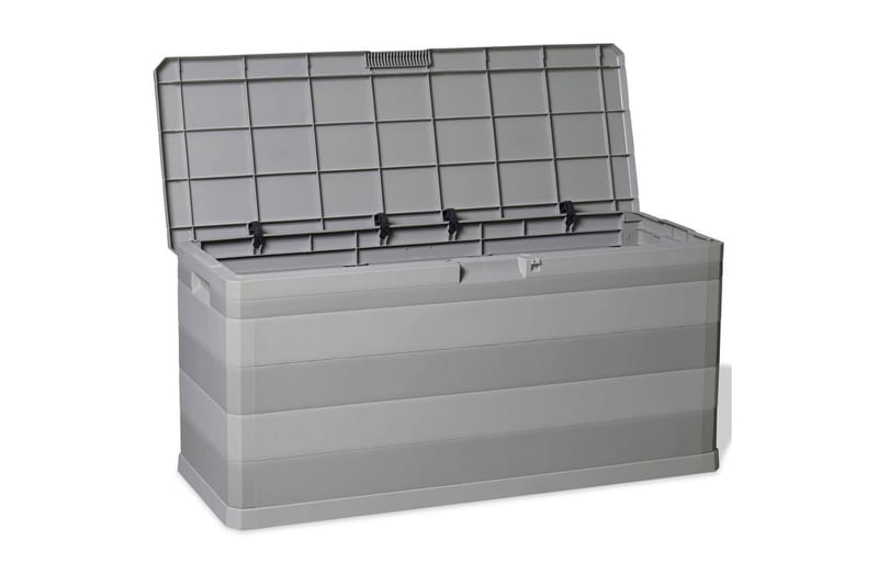 Udendørs Opbevaringskasse Grå 117 X 45 X 56 Cm - Grå - Havemøbler - Pudeopbevaring & havemøbelovertræk - Hyndeboks