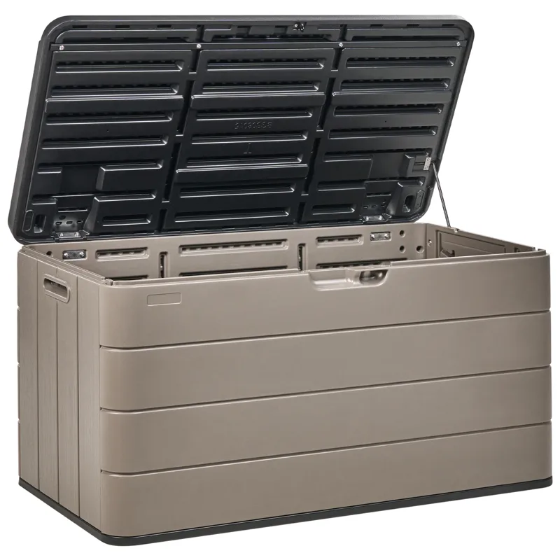 Hynderboks udendørs Milies 60x116 cm, Brun/Sort