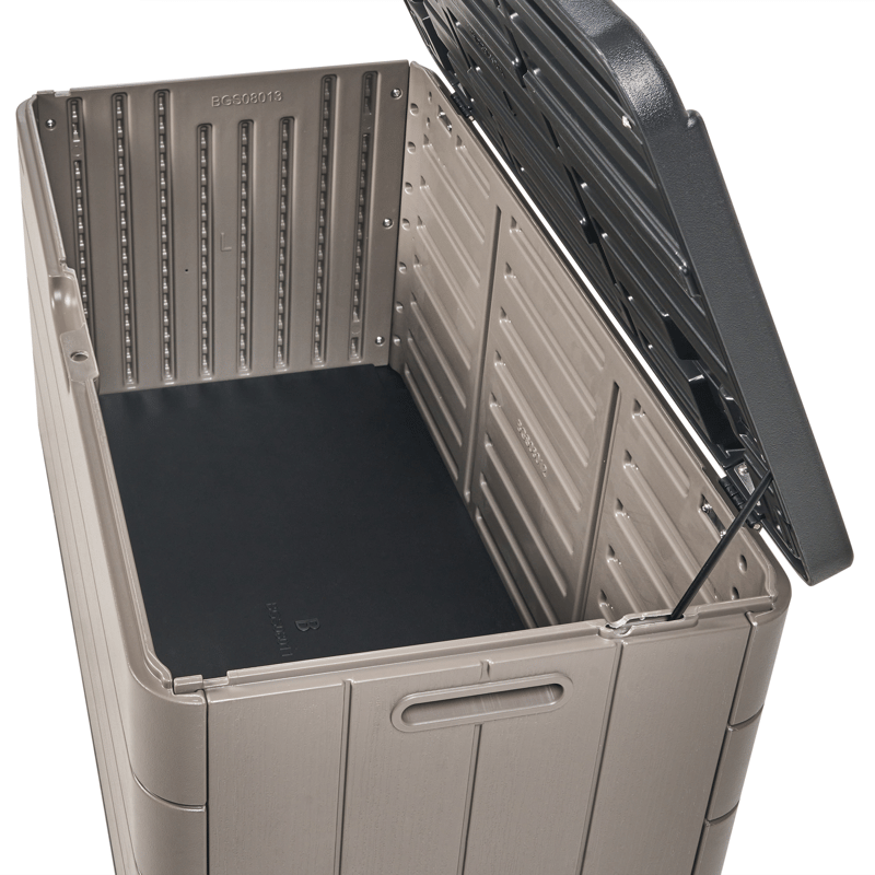 Hynderboks udendørs Milies 60x116 cm - Brun/Sort - Havemøbler - Pudeopbevaring & havemøbelovertræk - Hyndeboks