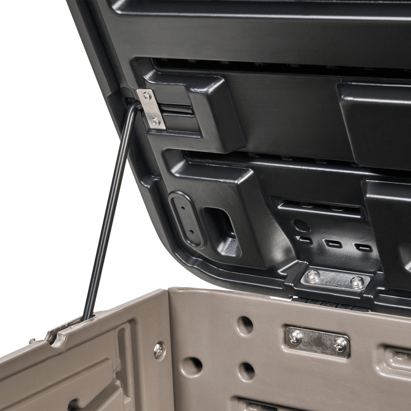 Hynderboks udendørs Milies 60x116 cm - Brun/Sort - Havemøbler - Pudeopbevaring & havemøbelovertræk - Hyndeboks