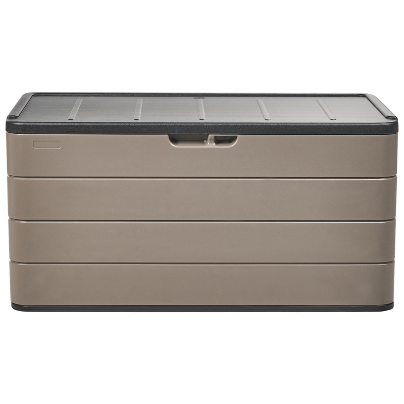 Hynderboks udendørs Milies 60x116 cm - Brun/Sort - Havemøbler - Pudeopbevaring & havemøbelovertræk - Hyndeboks