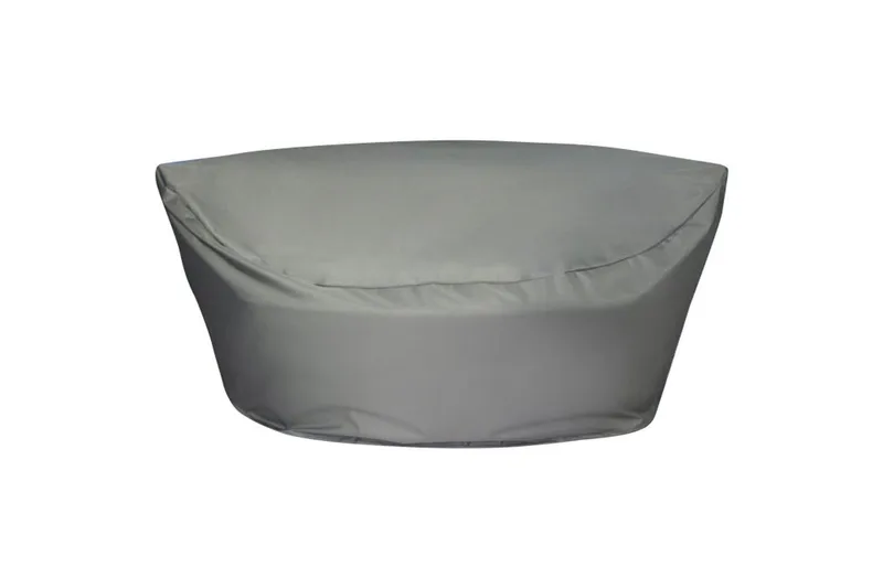 Möbelskydd Beliani Chuva 140x135x80 cm Grey - Havemøbler - Pudeopbevaring & havemøbelovertræk - Betræk havemøbler