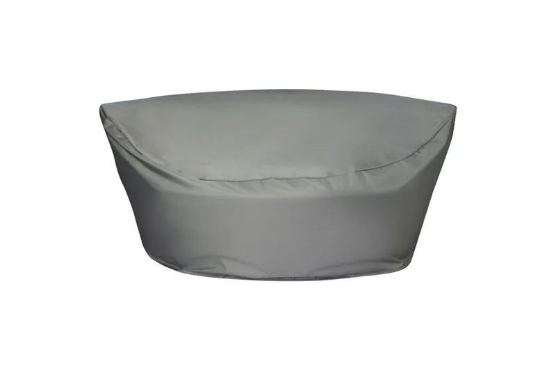 Möbelskydd Beliani Chuva 140x135x80 cm Grey