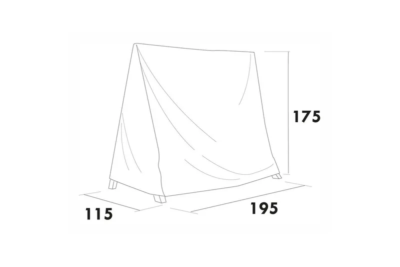 Møbelbeskyttelse Hængekøje Hillerstorp Marstrand Grå, undefined