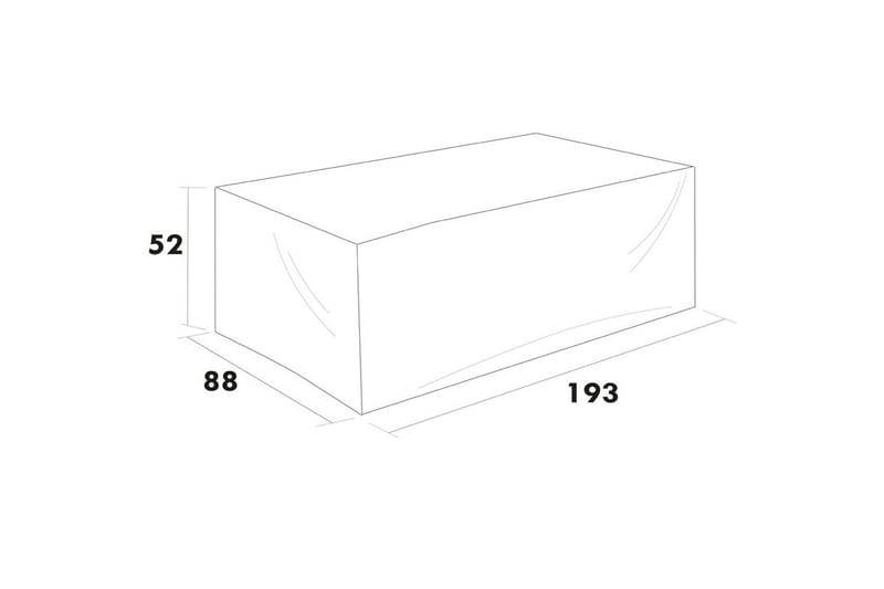 Møbelbeskyttelse Hjørnegruppe Hillerstorp Skagenæs 2-personers Sort, undefined
