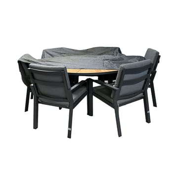 Møbelovertræk HOME4YOU Vejrbestandig 120x75 cm - Grå - Havemøbler - Pudeopbevaring & havemøbelovertræk - Betræk havemøbler