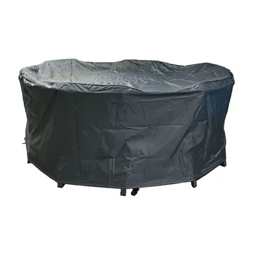 Møbelovertræk HOME4YOU Vejrbestandig 240x90 cm - Grå - Havemøbler - Pudeopbevaring & havemøbelovertræk - Betræk havemøbler
