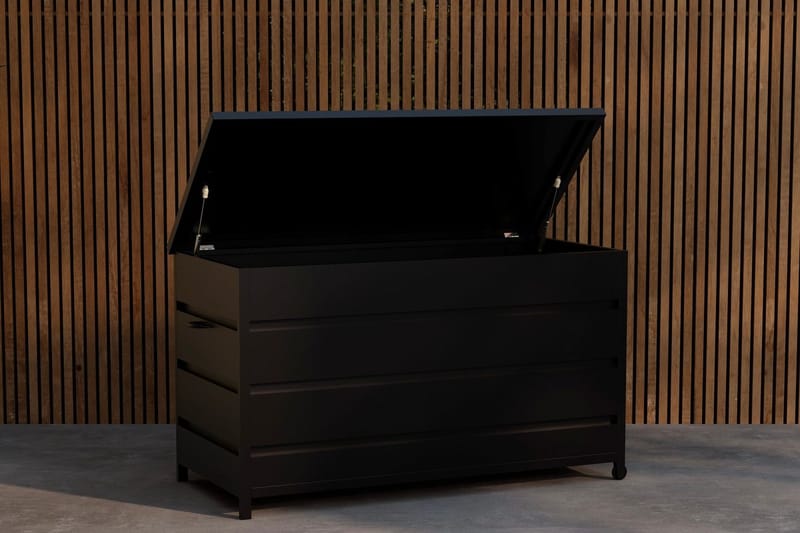 Nisis hyndeboks udendørs - Sort - Havemøbler - Pudeopbevaring & havemøbelovertræk - Hyndeboks