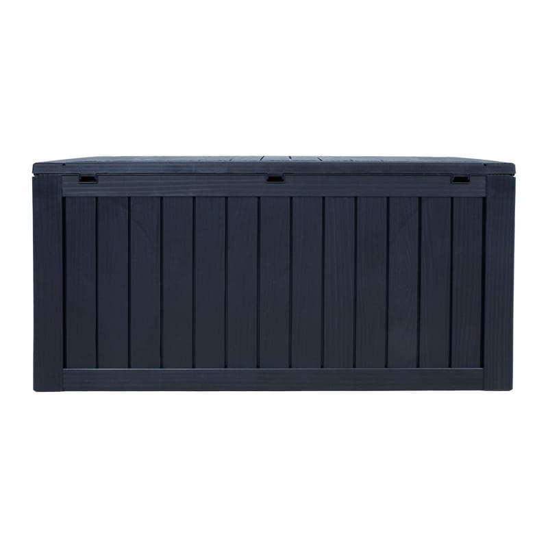 Opbevaringskasse HOME4YOU Bomm 117,5x47,5x59 cm/300L, sort plast - Sort - Havemøbler - Pudeopbevaring & havemøbelovertræk - Hyndeboks