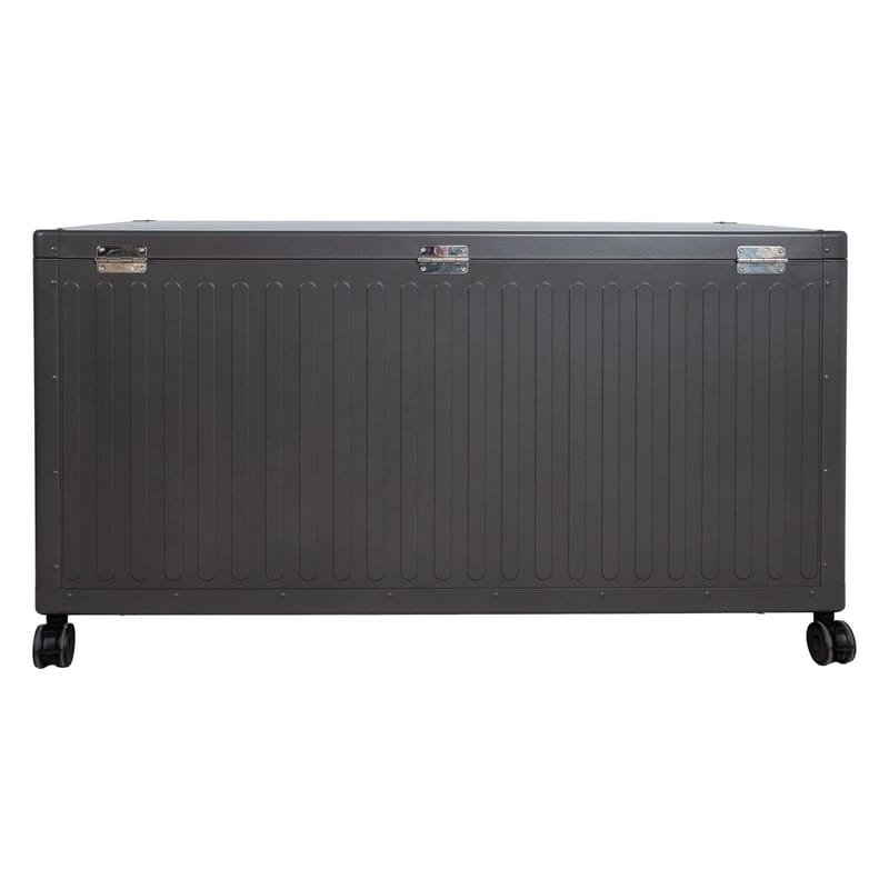 Opbevaringskasse HOME4YOU Mirador Mørkegrå 142x72x80 cm - mørkegrå - Havemøbler - Pudeopbevaring & havemøbelovertræk - Hyndeboks