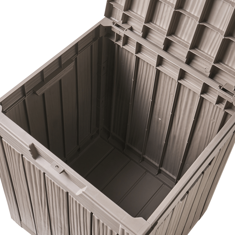 Opbevaringskasse udendørs Medellin 43x46 cm - Beige - Havemøbler - Pudeopbevaring & havemøbelovertræk - Hyndeboks