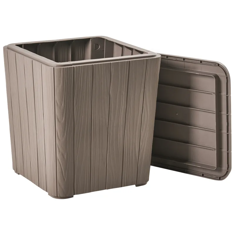 Opbevaringskasse udendørs Sarandi 40x40 cm, Beige