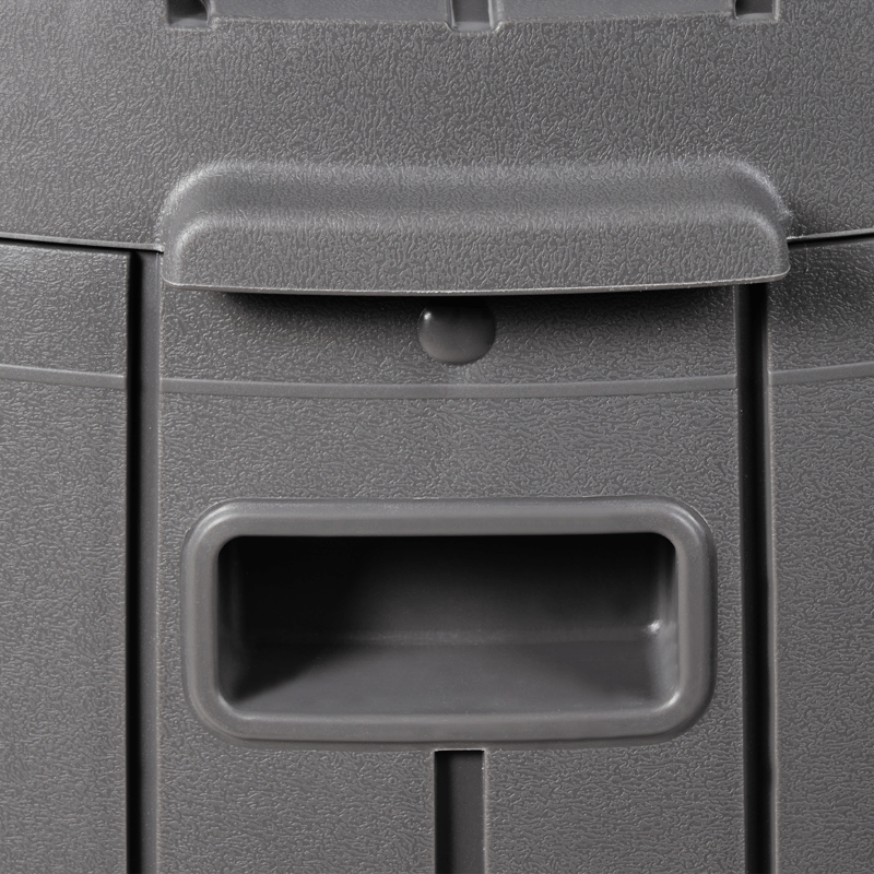 Opbevaringskasse udendørs Prinos 56x56 cm - Grå - Havemøbler - Pudeopbevaring & havemøbelovertræk - Hyndeboks