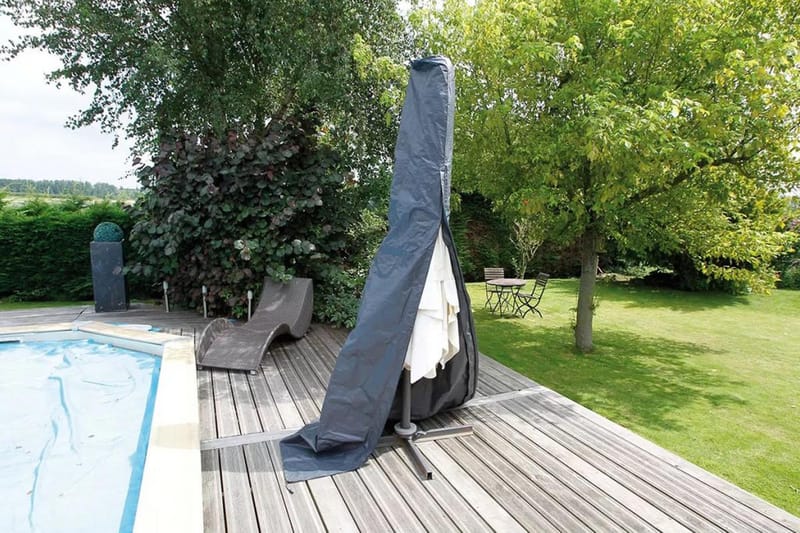 Nature havemøbelovertræk til parasol 202x42x27 cm - Sort - Havemøbler - Pudeopbevaring & havemøbelovertræk - Overtræk til parasol