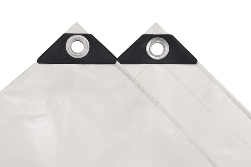presenning 650 g/mÂ² 6 x 8 m hvid - Hvid - Havemøbler - Pudeopbevaring & havemøbelovertræk - Presenning