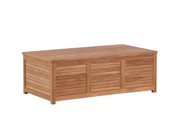 Trento hyndeboks 130 cm udendørs - Natur - Havemøbler - Pudeopbevaring & havemøbelovertræk - Hyndeboks