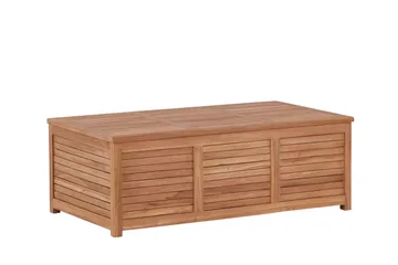 Trento hyndeboks 130 cm udendørs - Natur - Havemøbler - Pudeopbevaring & havemøbelovertræk - Hyndeboks