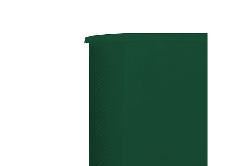 3-Panels Læsejl Stof 400 X 120 Cm Grøn - Grøn - Havemøbler - Solafskærmning - Afskærmning & vindsejl