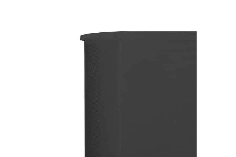 3-Panels Læsejl Stof 400 X 120 Cm Antracitgrå - Sikkerhed & læhegn altan - Afskærmning & vindsejl - Skærm