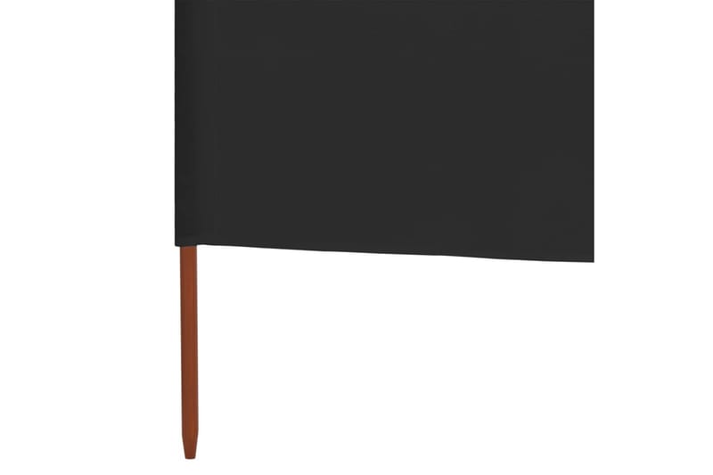 3-Panels Læsejl 400x80 cm Stof Antracitgrå - Grå - Havemøbler - Solafskærmning - Afskærmning & vindsejl