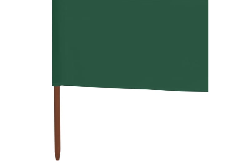 6-Panels Læsejl Stof 800 X 80 Cm Grøn - Grøn - Sikkerhed & læhegn altan - Afskærmning & vindsejl - Skærm