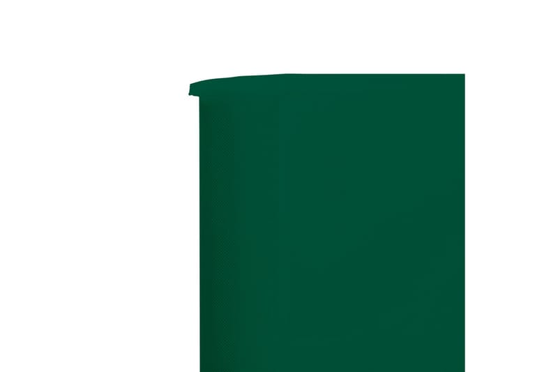6-Panels Læsejl 800x160 cm Stof Grøn - Grøn - Havemøbler - Solafskærmning - Afskærmning & vindsejl