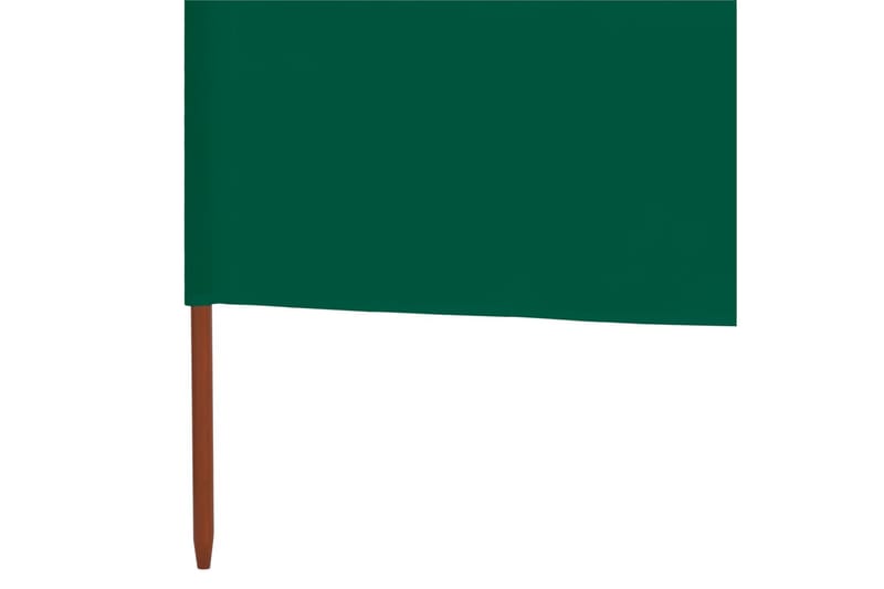 6-Panels Læsejl 800x160 cm Stof Grøn - Grøn - Havemøbler - Solafskærmning - Afskærmning & vindsejl