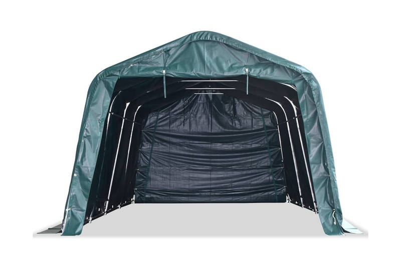 Flytteligt Læskur Til Husdyr Pvc 550 G/M² 3,3x6,4 M grøn - Havemøbler - Solafskærmning - Afskærmning & vindsejl