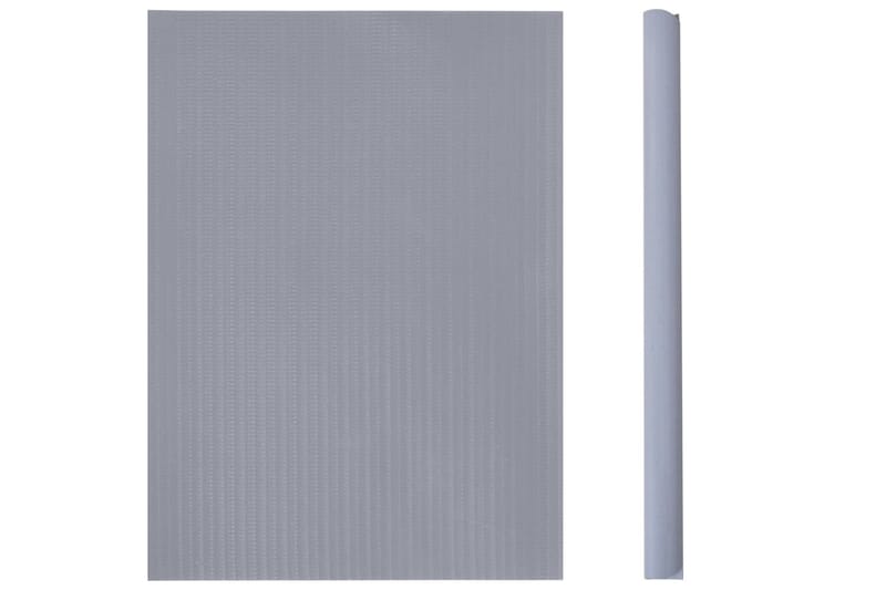 Haveskærm 35x0,19 m 4 Stk. Pvc Mat Lysegrå - Grå - Havemøbler - Solafskærmning - Afskærmning & vindsejl