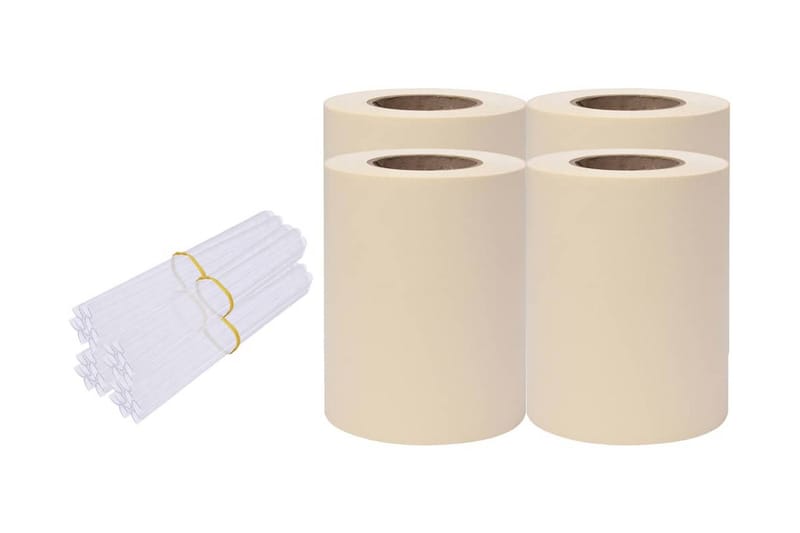 Haveskærm 35x0,19 m 4 Stk. Pvc Cremefarvet - Creme - Havemøbler - Solafskærmning - Afskærmning & vindsejl