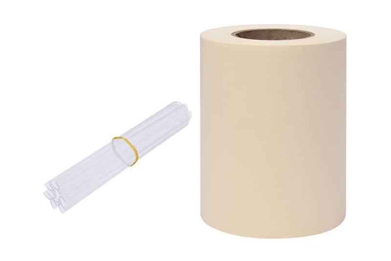 Haveskærm 70x0,19 m Pvc Cremefarvet - Creme - Havemøbler - Solafskærmning - Afskærmning & vindsejl