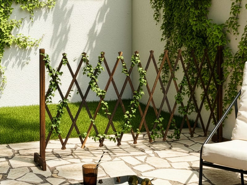 Havespalier Sciolze udtrækkelig - Brun - Havemøbler - Solafskærmning - Afskærmning & vindsejl - Espailer