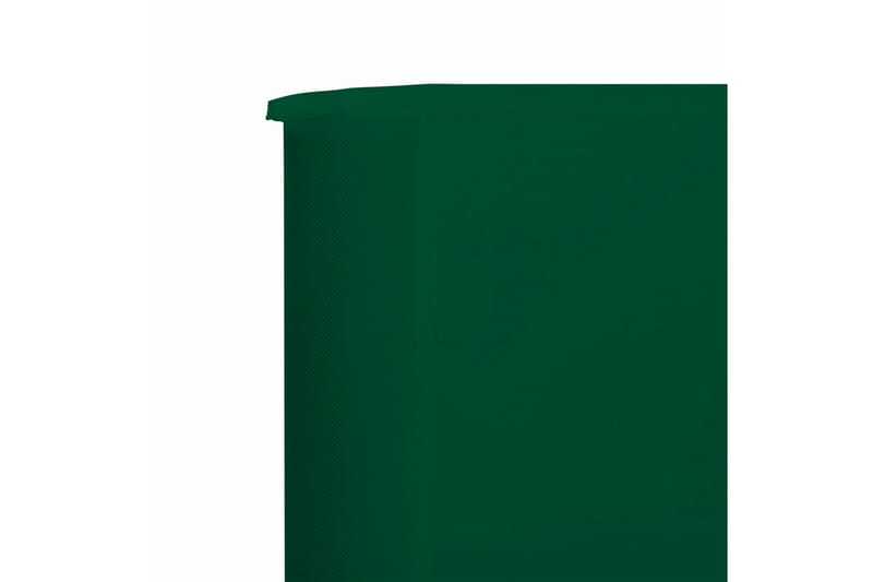 3-Panels Læsejl 400x160 cm Stof Grøn - Grøn - Havemøbler - Solafskærmning - Afskærmning & vindsejl - Skærm