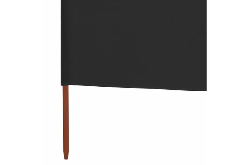 3-Panels Læsejl 400x160 cm Stof Antracitgrå - Grå - Havemøbler - Solafskærmning - Afskærmning & vindsejl - Skærm